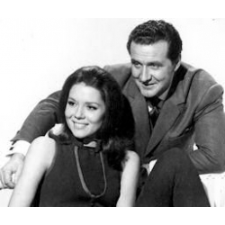 Avengers Patrick Macnee Diana Rigg Photo