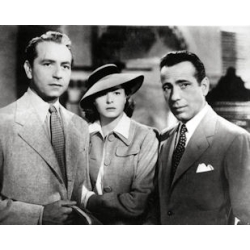 Casablanca Humphrey Bogart Ingrid Bergman Claude Raines Photo