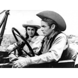 Giant James Dean Elizabeth Taylor Photo